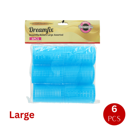 Dreamfix Health & Beauty Large Dreamfix Rollers Assorted (6 Pcs)