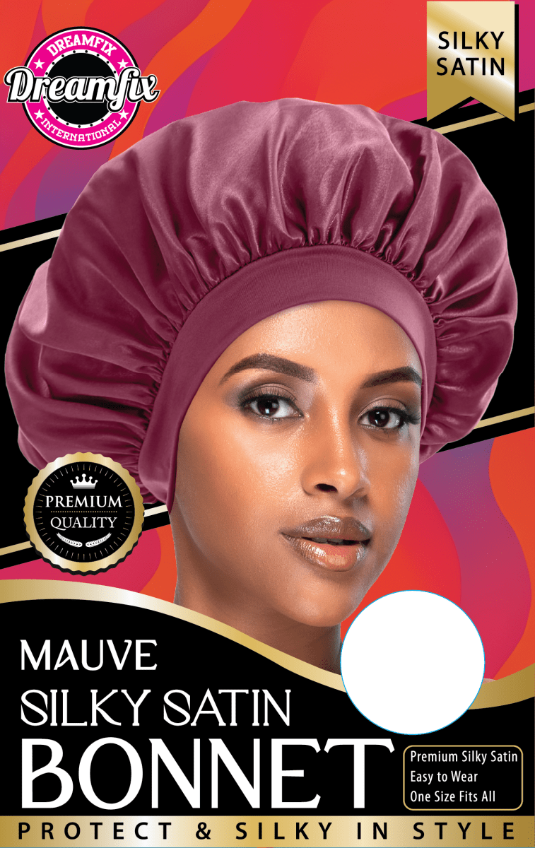 Dreamfix Health & Beauty Mauve Dreamfix Silky Satin bonnet