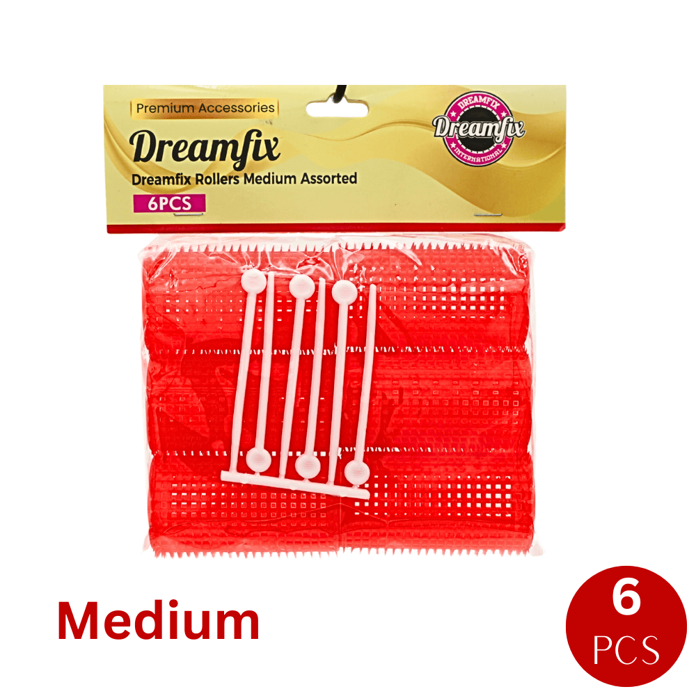 Dreamfix Health & Beauty Medium Dreamfix Rollers Assorted (6 Pcs)