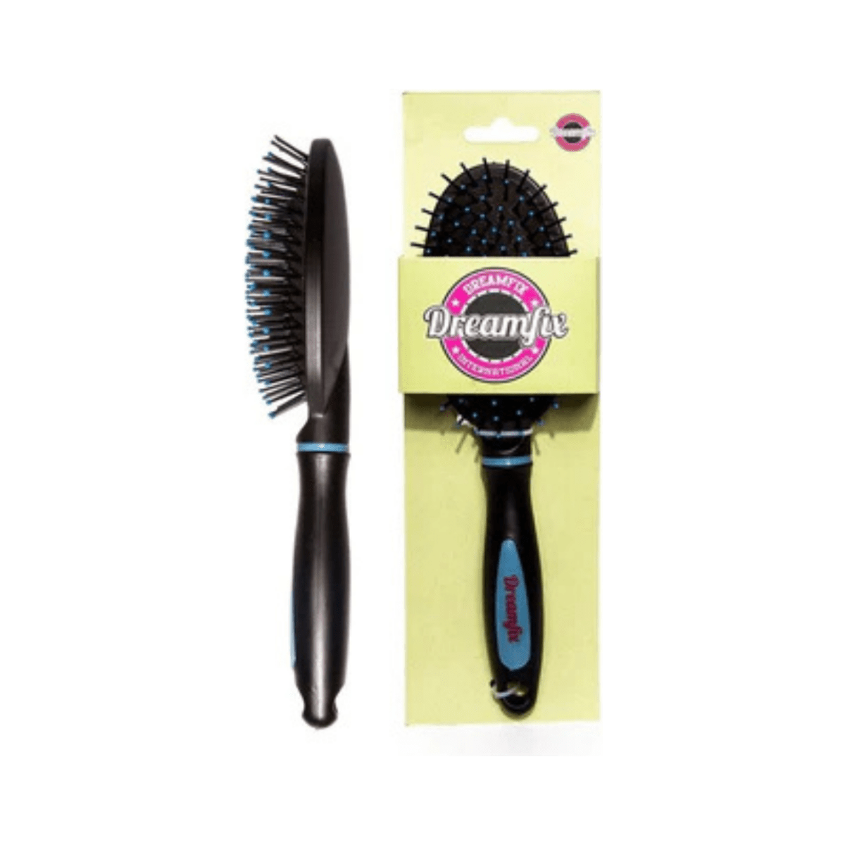 Dreamfix Health & Beauty Oval Dreamfix Hair Brush Black Square/Oval