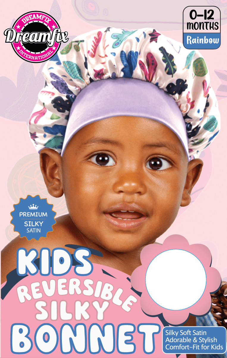 Dreamfix Health & Beauty Rainbow Dreamfix Kids Reversible Silky Bonnet