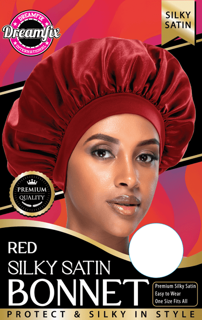 Dreamfix Health & Beauty Red Dreamfix Silky Satin bonnet