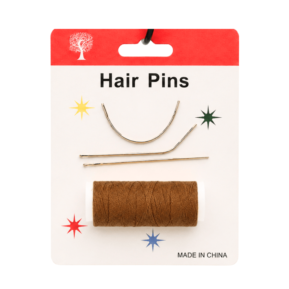 Dreamfix Light Brown Dreamfix C-shape Style Weaving Needle (4 pcs)