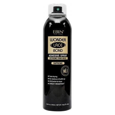 Ebin New York Health & Beauty Ebin New York Wonder Lace Bond Adhesive Spray Extreme Firm Hold Supreme 420/180/80 ml
