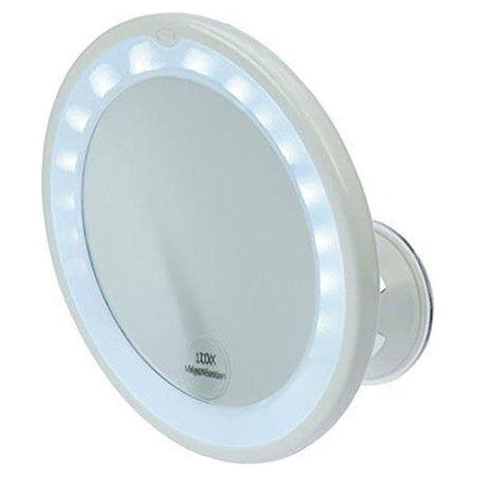 Fantasia Accessories Health & Beauty Fantasia Suction Cup Mirror, 10X Magnification, Led Bulb