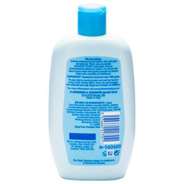 Johnson's Health & Beauty Johnson's - Bain de bébé « Plus de larmes » 300ml / 500ml