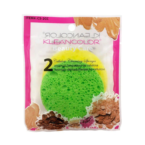 Kleancolor Health & Beauty Kleancolor - Éponges Nettoyantes en Cellulose Cosmétique 2 pcs