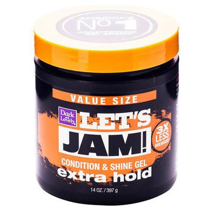 Let's Jam! Health & Beauty 397g Let's Jam Condition & Shine Gel Extra Hold