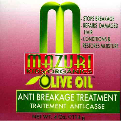 Mazuri Organics Health & Beauty Mazuri Kids Organics Olive Oil Anti-Breakage Treatment 114g
