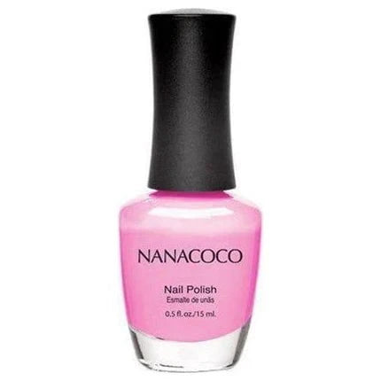 Nanacoco Health & Beauty BubBle Gum Pink-Pink Rose Classic Nail Polish 15ml