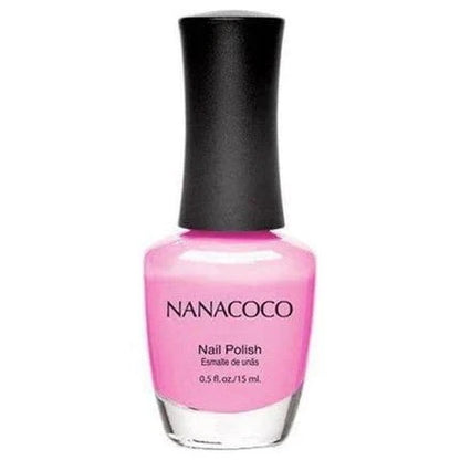 Nanacoco Health & Beauty BubBle Gum Pink-Pink Rose Classic Nail Polish 15ml