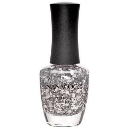 Nanacoco Health & Beauty Diamond Silver Classic Nail Polish 15ml