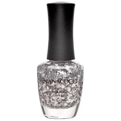 Nanacoco Health & Beauty Diamond Silver Classic Nail Polish 15ml