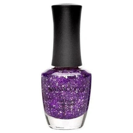 Nanacoco Health & Beauty Purple Glitter-Mr. Prince Classic Nail Polish 15ml