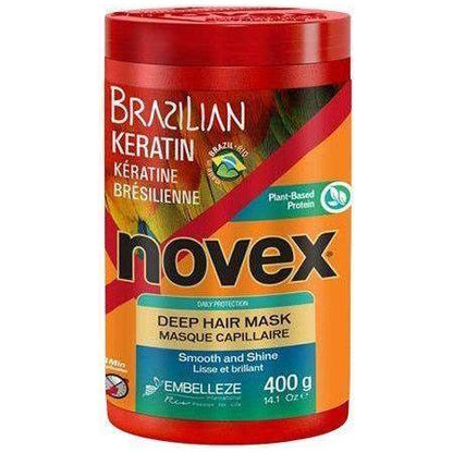 Novex Health & Beauty #400g Novex Brazilian Keratin Mask Conditioner 400/1000 g
