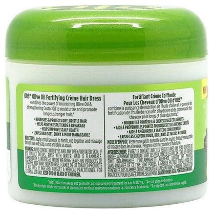 ORS Health & Beauty ORS - Crème fortifiante à l'huile d'olive pour les cheveux 170g/227g