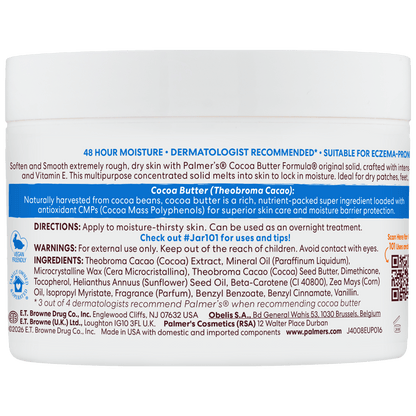 Palmer's Health & Beauty Palmer’s – Crème au Beurre de Cacao avec Vitamine E (100/200/270g)