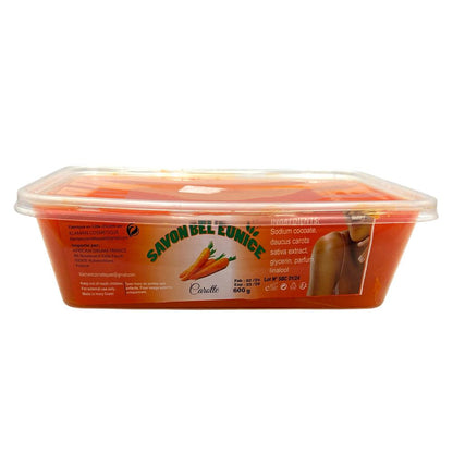 SAVON BEL'EUNICE Health & Beauty Savon bel'Eunice carotte / Papaye 600g
