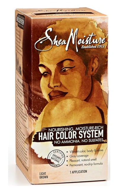 Shea Moisture Health & Beauty Light Brown Shea Moisture - Système de coloration capillaire
