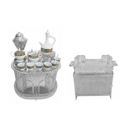 Shewhat Health & Beauty Silver Shewhat 5pcs Rekebot Set Oval 2 (Gold & Silver)