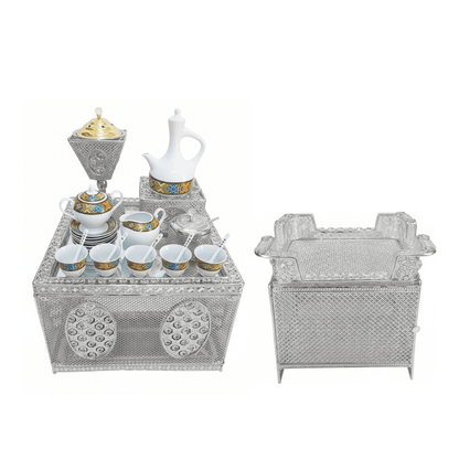 Shewhat Health & Beauty Silver Shewhat 5pcs Rekebot Set Square 2 (Gold & Silver)