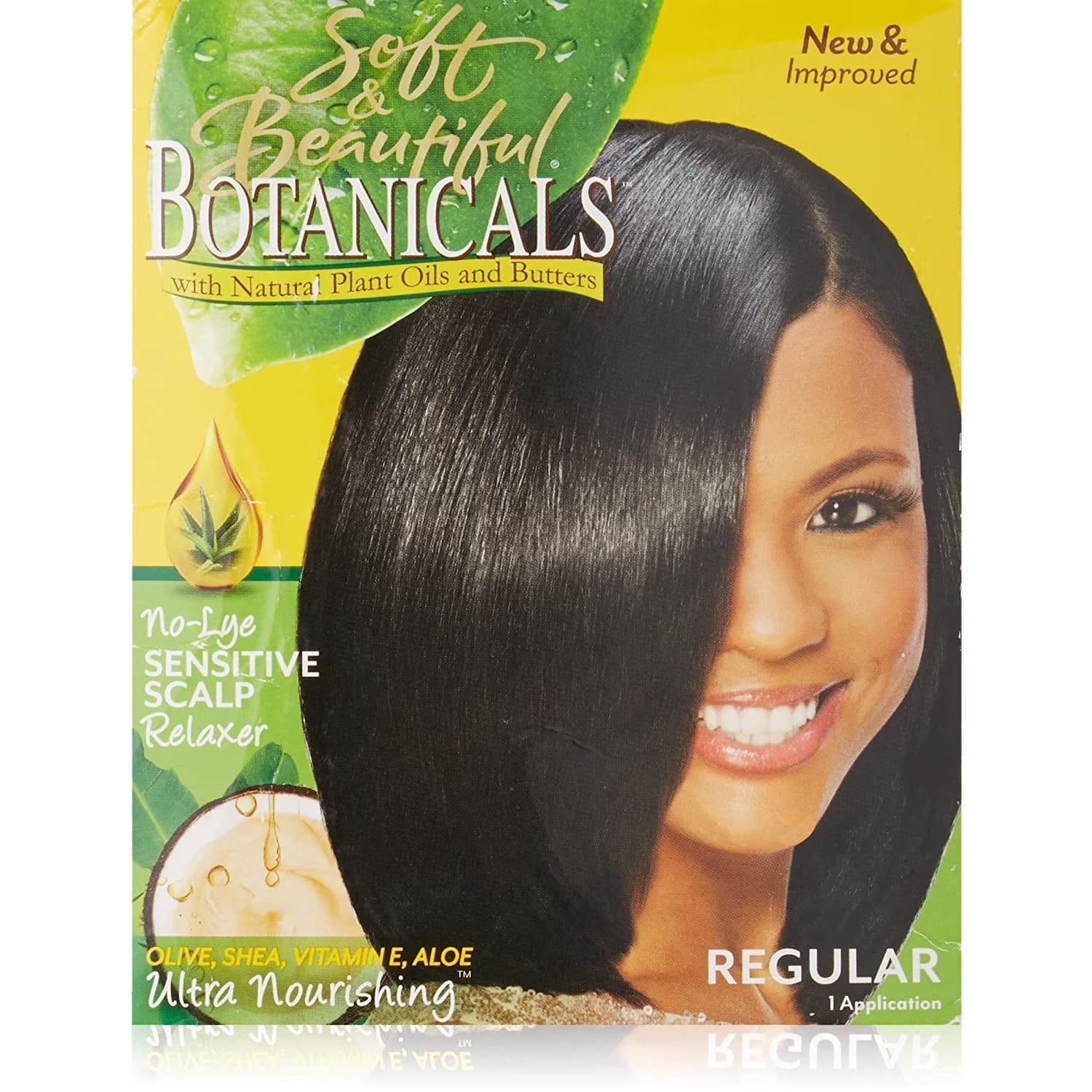 Soft & Beautiful Health & Beauty Soft & Beautiful - Kit de défrisage botanique, pack économique