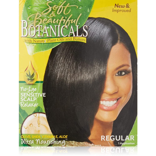 Soft & Beautiful Health & Beauty Soft & Beautiful - Kit de défrisage botanique, pack économique