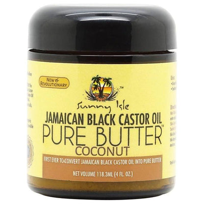Sunny Isle Health & Beauty #118ml Sunny Isle Jamaican Black Castor Oil Pure Butter Coconut 118/236ml