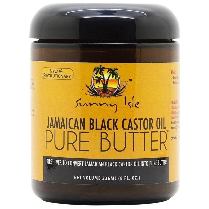 Sunny Isle Health & Beauty #236ml Sunny Isle Jamaican Black Castor Oil Pure Butter 118/236ml