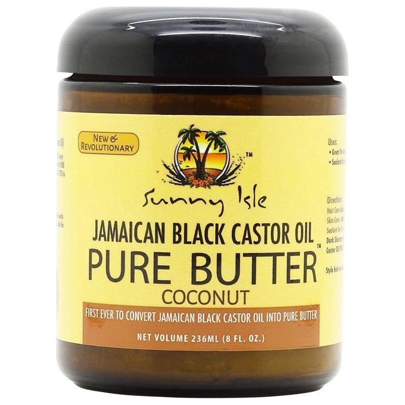 Sunny Isle Health & Beauty #236ml Sunny Isle Jamaican Black Castor Oil Pure Butter Coconut 118/236ml