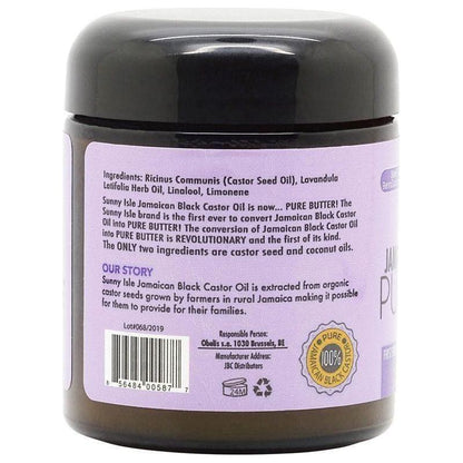 Sunny Isle Health & Beauty Sunny Isle Jamaican Black Castor Oil Pure Butter Lavender 118/236ml
