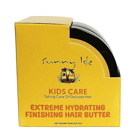 Sunny Isle Health & Beauty Sunny Isle Kids Care Extreme Hydrating Finishing Hair Butter 4oz