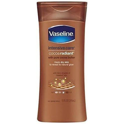 Vaseline Health & Beauty #295ml Vaseline Intensive Care Cocoa Radiant with Pure Cocoa Butter 200/295/600ml