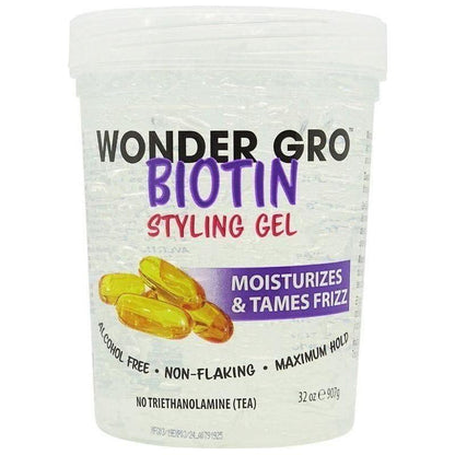 Wonder Gro Health & Beauty 907g Wonder Gro - Gel coiffant à la biotine 454/907 g