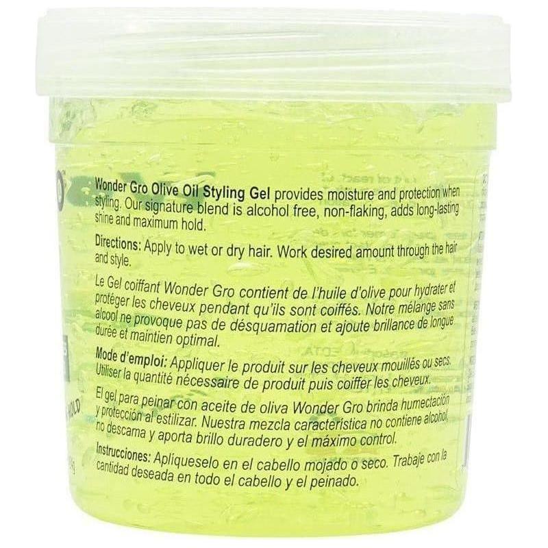 Wonder Gro Health & Beauty Wonder Gro Olive Oil Styling Gel 454/907g