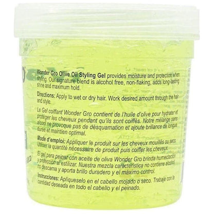 Wonder Gro Health & Beauty Wonder Gro Olive Oil Styling Gel 454/907g